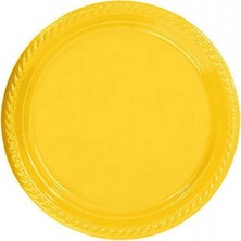 Balonevi Tabak Sarı Pastel 8 Adet