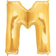 Balonevi M Gold 16 Inch Folyo Balon
