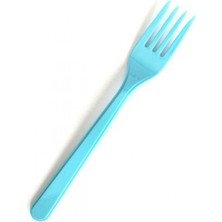 Balonevi Çatal Plastik Mavi 25'li