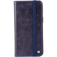 AktarMobile iPhone Se 2020 Hakiki Deri Kapaklı Cüzdan Kartlık Kılıf Çıkartılabilen Mıknatıslı Kapak Standlı Lacivert