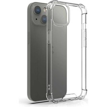 CoverZone Iphone 13 Pro Kılıf Clear Anti-Shock Sert Arka Kapak