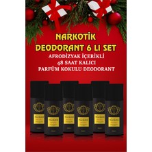 Soel Parfüm Erkek Deodorant Sprey 6 Adet Parfüm Içerikli Narkotik 6X150 ml