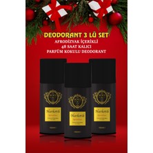 Soel Parfüm Erkek Deodorant Sprey 3 Adet Parfüm Içerikli Narkotik 150 ml