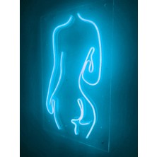 Dekoraven Woman Neon Şekiller Işaret Neon  LED Dekoratif Duvar Aydınlatması Neon Duvar Yazısı