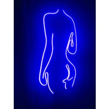 Dekoraven Woman Neon Şekiller Işaret Neon  LED Dekoratif Duvar Aydınlatması Neon Duvar Yazısı