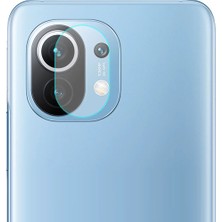 Microcase Xiaomi Mi 11 Lite Kamera Camı Lens Koruyucu Nano Esnek Film Koruyucu