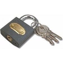 Muhtelif Ekonomik Gri Asma Kilit 50MM - Kısa