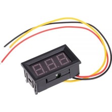 Cb Robotic 0.56" 0-100V 3 Kablolu Dc Kırmızı Voltmetre