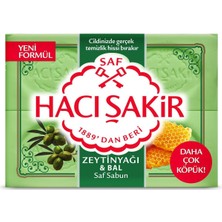 Hacı Şakir Hacı Şakir Zeytinyağı & Bal Kalıp Sabun 4X150 G Banyo Sabunu