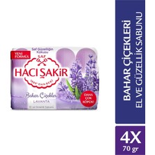 Hacı Şakir Hacı Şakir Bahar Çiçekleri Lavanta Güzellik Sabunu 4X70 G Banyo Sabunu