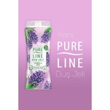 Pure Line Doğal Özler ile Sümbül ve Misk Duş Jeli 400 ml X2