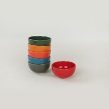 Keramika Rainbow Bulut Çerezlik/sosluk 8 cm 6 Adet 113/617