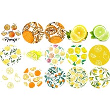 Zobar Markt Limon Temalı Sticker