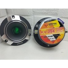 Kingvox KV-254 600 W 80 Rms 10 cm Dome Tweeter 1 Takım