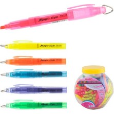 Aihao Ah-616 Magic Light Fosforlu Kalem Kancalı Kesik Uç Mini Yeşil Tekli (1 Adet)