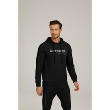 Kinetix SN577 Harry Zıp Detaıl Sl Siyah Erkek Sweatshirt