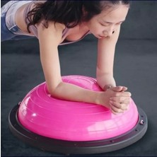 Zepca Ithal Pembe Bosubal Yarım Denge Pilates Topu Bosu Topu