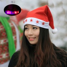 Boncuk Avm Işıklı Yılbaşı Noel Baba Şapkası