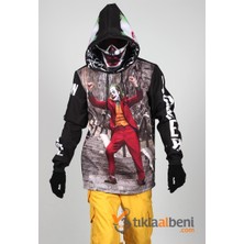 Snowsea Joker Kayak Montu ve Snowboard Hoodie / Özel Tasarım