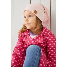 Babygiz Kız Bebek Çocuk Pudra Şapka Bere El Yapımı Rahat Cild Dostu %100 Pamuklu Kaşkorse