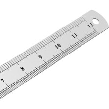 Ycl Çelik Cetvel Metal Cetvel Pres Baskılı Paslanmaz Çelik 30 cm