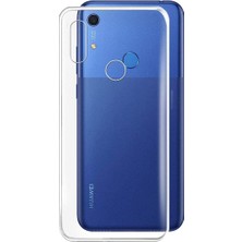 Happycase Huawei Y6 2019 Kılıf Lüx Şeffaf Silikon