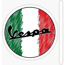 Zobar Markt Vespa Araç Motor Sticker, 12 cm