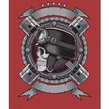 Zobar Markt Kuru Kafa Araç Motor ve Kask Sticker, 12 cm