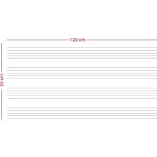 Pi Papers Porteli Statik Elektriklenme Ile Tutunan Akıllı Kağıt Yazı Tahtası (sol Anahtarsız Nota