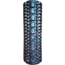 Actifoam  Actifoam Orta Sert Tırtıklı Masaj Rulosu Foam Roller 30 Cm-Siyah