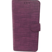 Demir Iletişim Samsung Y 5 Prime Kapaklı Cüzdanlı ve Kartlıklı Kılıf Mor