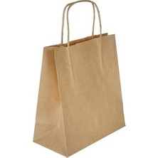 Ofis Turka 20*10*22 Küçük Natürel Kraft Çanta