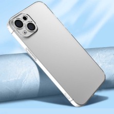 Case 4U Apple iPhone 13 Kılıf Kamera Korumalı Yumuşak Şeffaf Ince Süper Silikon
