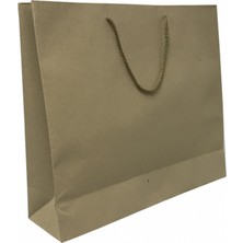 Kikajoy 42x38 Cm Naturel Kraft Çanta 10lu