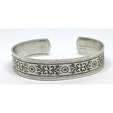 Armas Store Gümüş Kaplama Desenli Bileklik