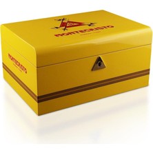 Habanos Montecristo Ispanyol Sedir Sarı Humidor Puro Kutusu 50's