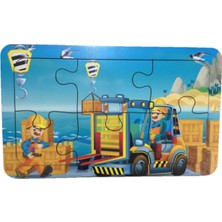 Trendy Toys Ahşap Puzzle Ilk Yapbozum 3 Adet 6 Parçalı 18X11CM