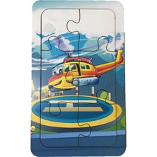 Trendy Toys Ahşap Puzzle Ilk Yapbozum 3 Adet 6 Parçalı 18X11CM