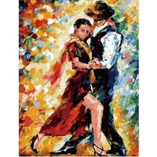 Parla Tango Aşkı Sayılarla Boyama Seti Rulo 40 x 50 cm