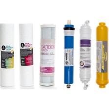 Sulook Sulook Açık Kasa Su Arıtma Cihazlarına Uyumlu 6'lı Filtre Seti Vontron Membranlı