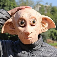 Cosplay Dobby Elfin Lateks Maske Hayvan Stili Cadılar Bayramı Karnaval Kostüm Başlık Sahne