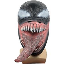 Venom Maskesi Başlık Masquerade Korku Şapkalar Cadılar Bayramı Sahip Cosplay Sahne