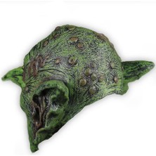 Cadılar Bayramı Laiquendi Yeşil Elfler Lateks Maske Başlık Masquerade Partisi Cosplay Sahne