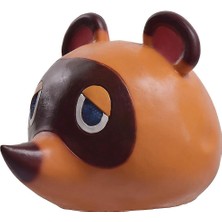 BDZ Mall Tom Nook Rakun Maskesi Hayvan Geçiş Lateks Headgear Cadılar Bayramı Cosplay Ball Sahne