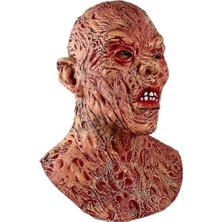 Zombiler Freddy Krueger Maske Lateks Tam Başkanı Kask Cadılar Bayramı Partisi Cosplay Prop Yeni