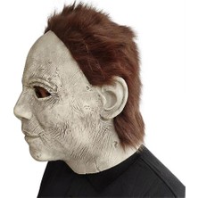 Michael Myers Maske Cadılar Bayramı Lateks Headgear Cosplay Sahne Maskesi(Yurt Dışından)