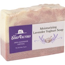 The Soap Factory Artizan Seri Lavanta-Yoğurt Sabunu 110 g - Yüz ve Vücut İçin Peeling Etkili - Tüm Cilt Tipleri İçin - Mükemmel Cilt Bakımı