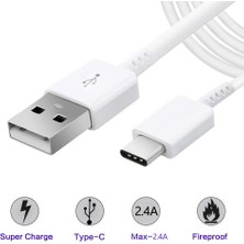 Crescent Type C USB Hızlı Data Şarj Kablosu 1 Metre