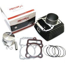 Motorx Cg Çita 125 Motosiklet Silindir Seti (13P/56.5X69) Siyah Ng