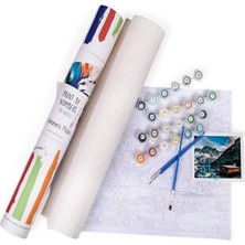 Parla Zumruduankanin Dogusu Sayılarla Boyama Seti Rulo 40 x 50 cm